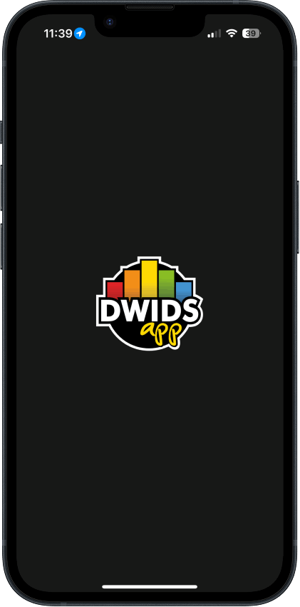 DWIDSwoch-App: Startbildschirm